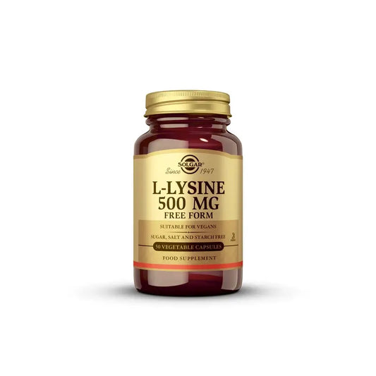 Solgar L-Lysine 500mg, 50 Capsules