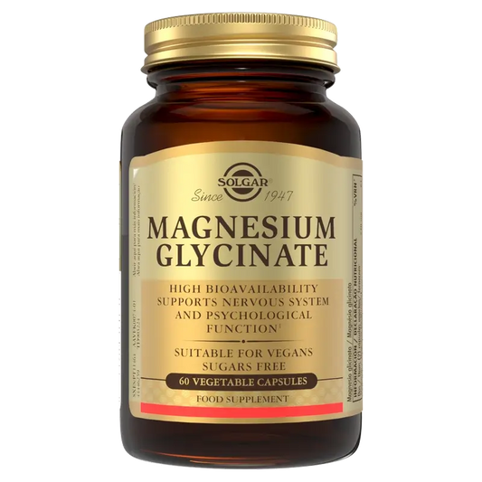 Solgar Magnesium Bisglycinate, 60 Capsules Végétales