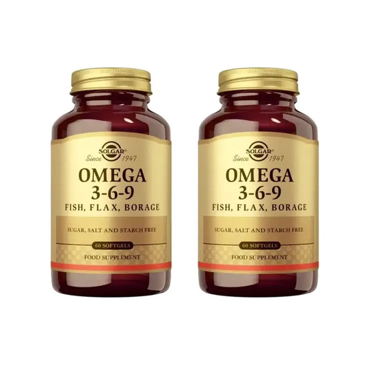 Solgar Omega 3-6-9, 2X60 Capsules