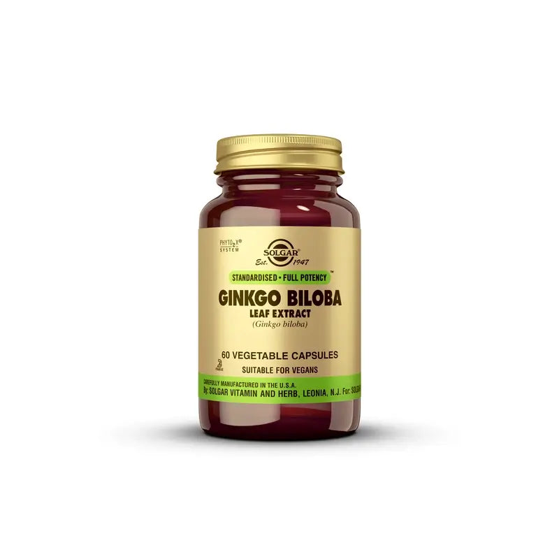 Solgar Ginkgo Biloba, 60 gélules