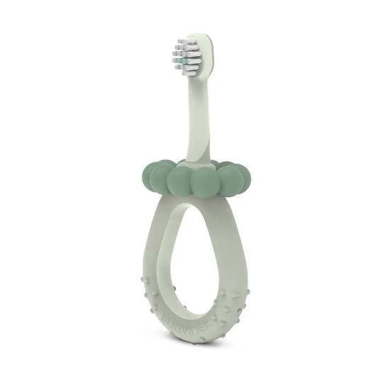 Brosse à dents Suavinex pour bébés 0-2 ans, verte
