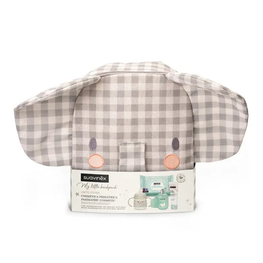 Sac à dos de puériculture Suavinex, gris éléphant