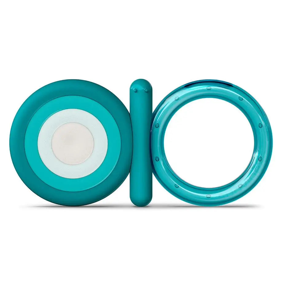 Suavinex Mordedor De Silicona Para Bebés +4 Meses. Mordedor Refrigerante. Anillo De Dentición Flexible Y Ligero. Color Azul 