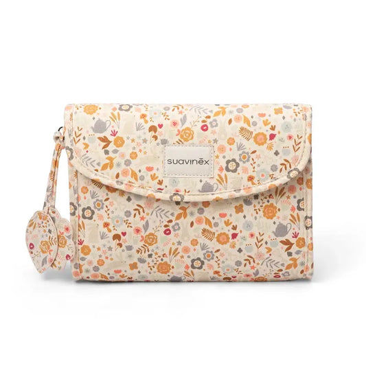 Trousse de toilette pour nouveau-né Suavinex, tissu, fleurs