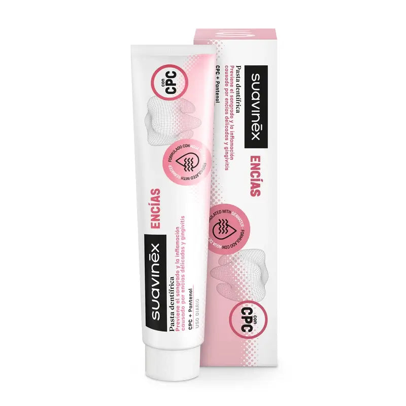 Suavinex Dentifrice Gencives, usage quotidien, 75 Ml