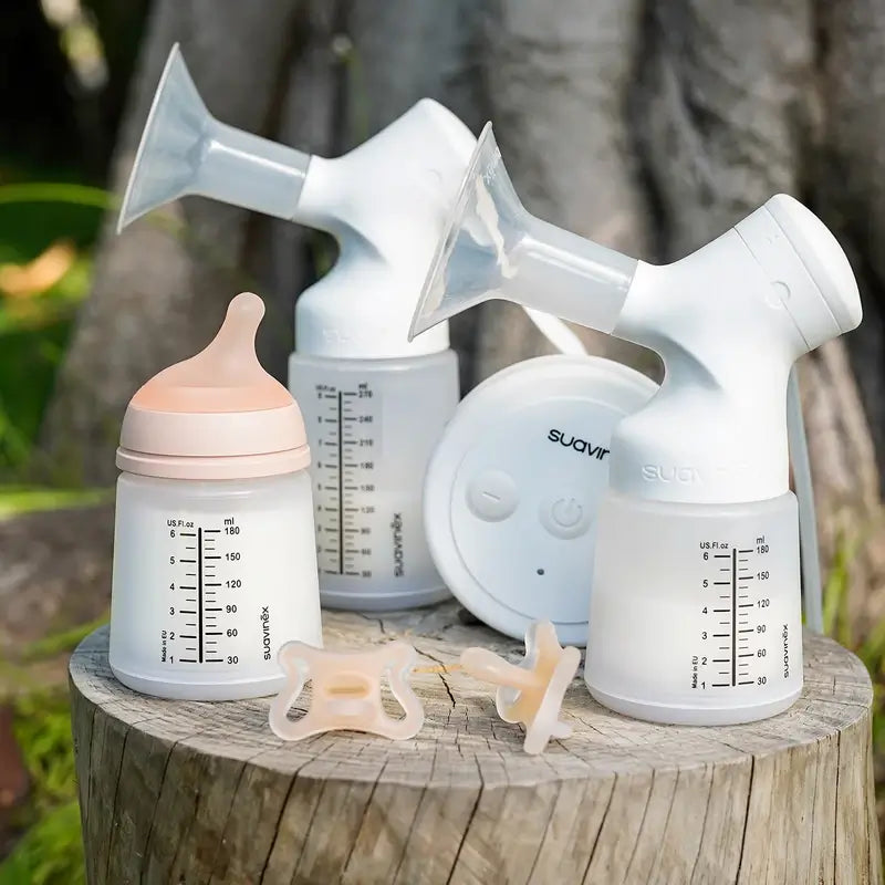 Suavinex Biberon anti-colique + sucette Zéro Zéro. Juste