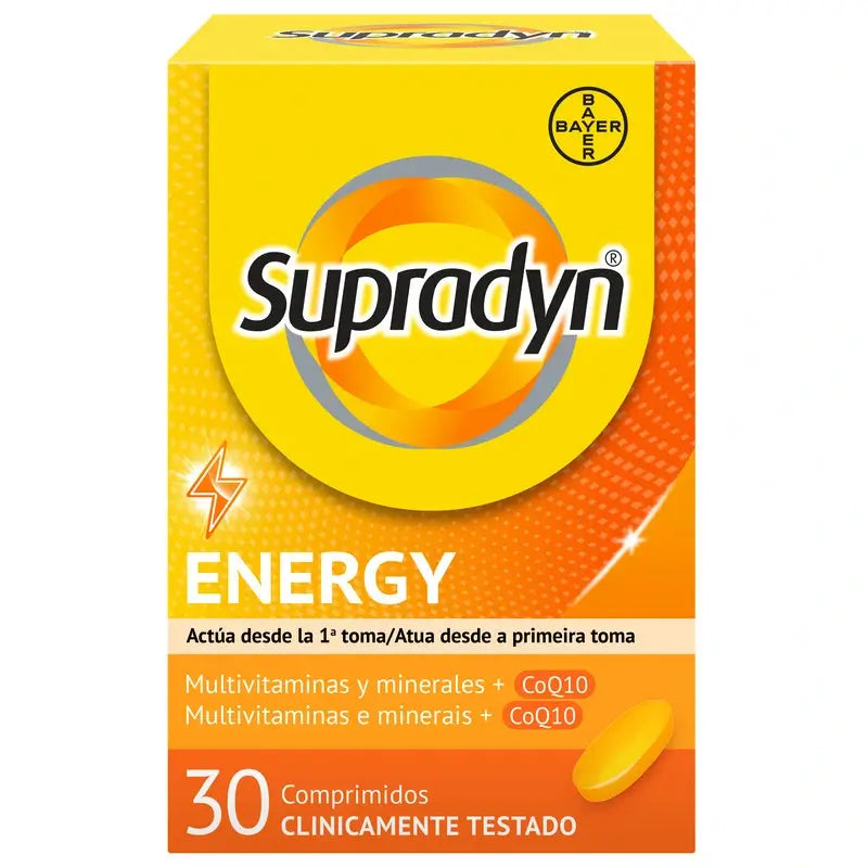 Supradyn Energy Vitamines, minéraux et énergie quotidienne, 30 comprimés