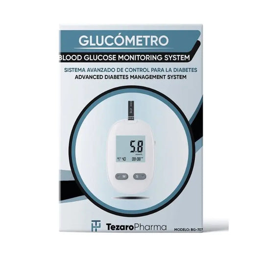 Glucomètre Surgicalmed Tezaro Pharma (comprend 50 bandelettes réactives et 50 lancettes), 1 pièce