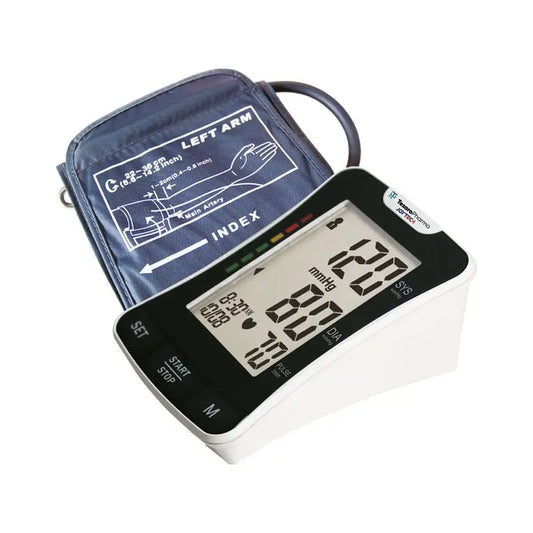 Surgicalmed Tezaro Pharma Tensiomètre automatique pour le bras supérieur avec voix, 1 pc.