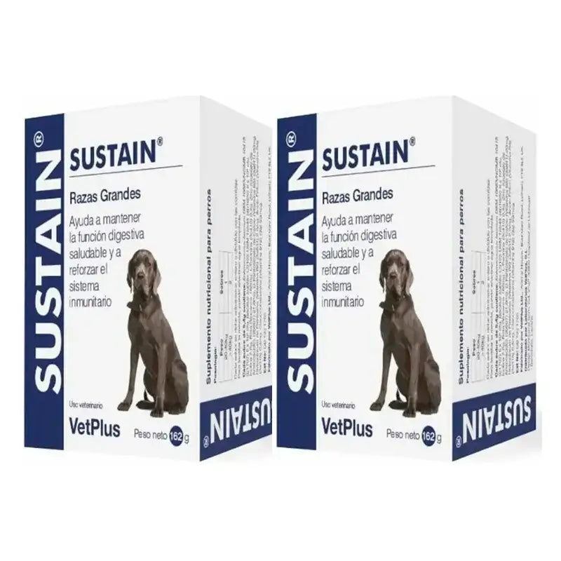 Sustain Chiens de Grande Race, paquet de 2 x 30 portions