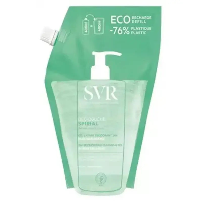 SVR Spirial Deo Douche Gel Recharge, 400 ml