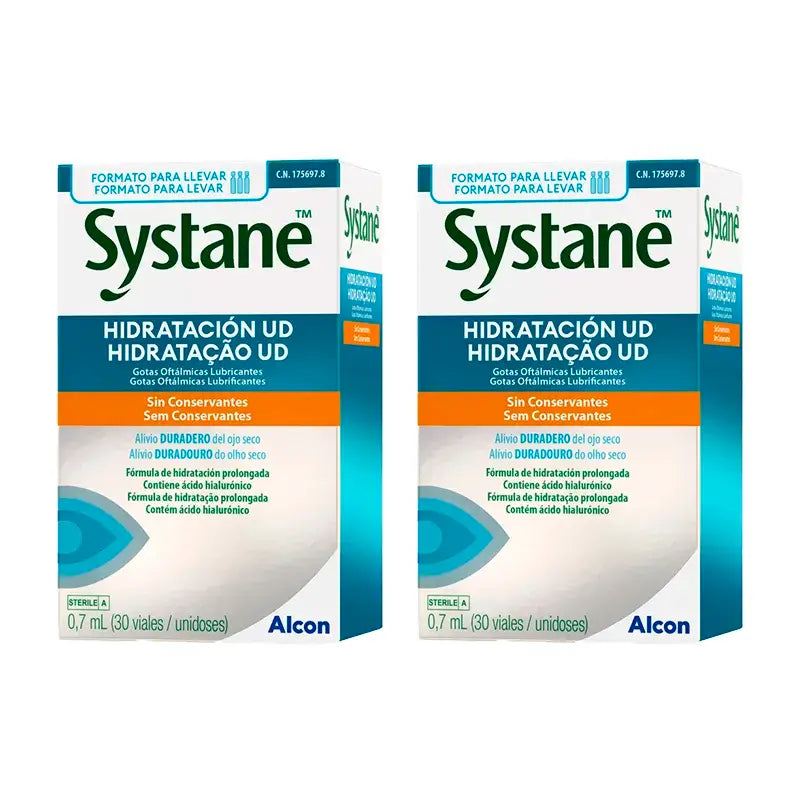 Systane Moisturising You, Pack 2 X 30 Sneezes