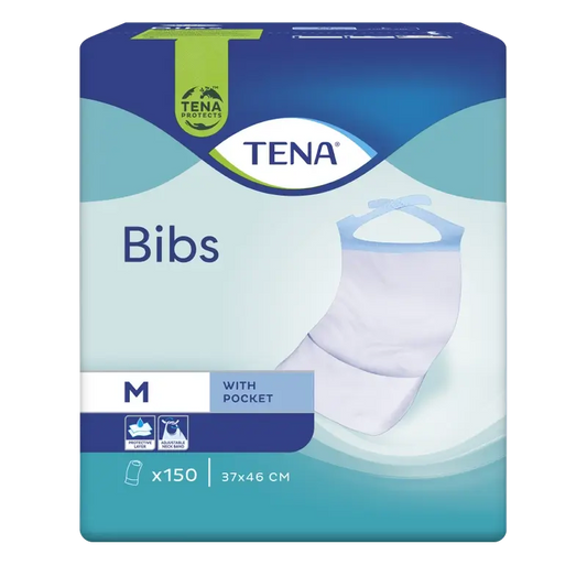 Bavoirs Tena Taille M, 150 pièces