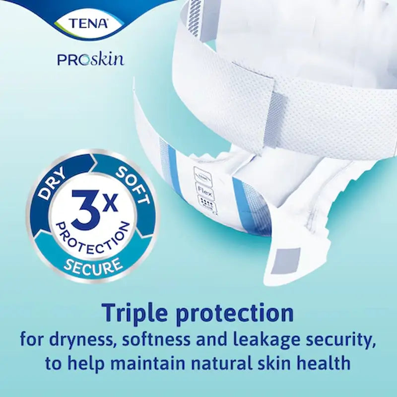 Tena Flex Proskin Plus Medium Night , 80 unités