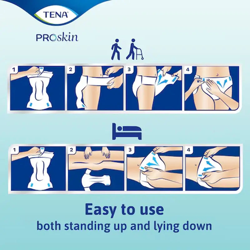 Tena Flex Proskin Plus Medium Night , 80 unités