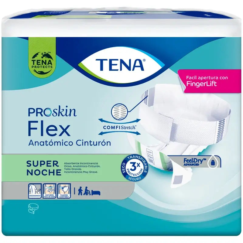 Tena Flex Proskin Super Medium Super Night , 80 unités