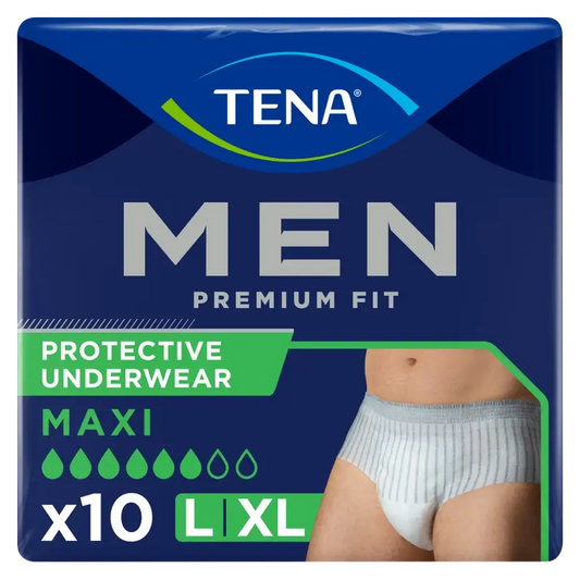 Tena Hommes Pantalon Premium Fit Taille L-XL, 10 pcs.