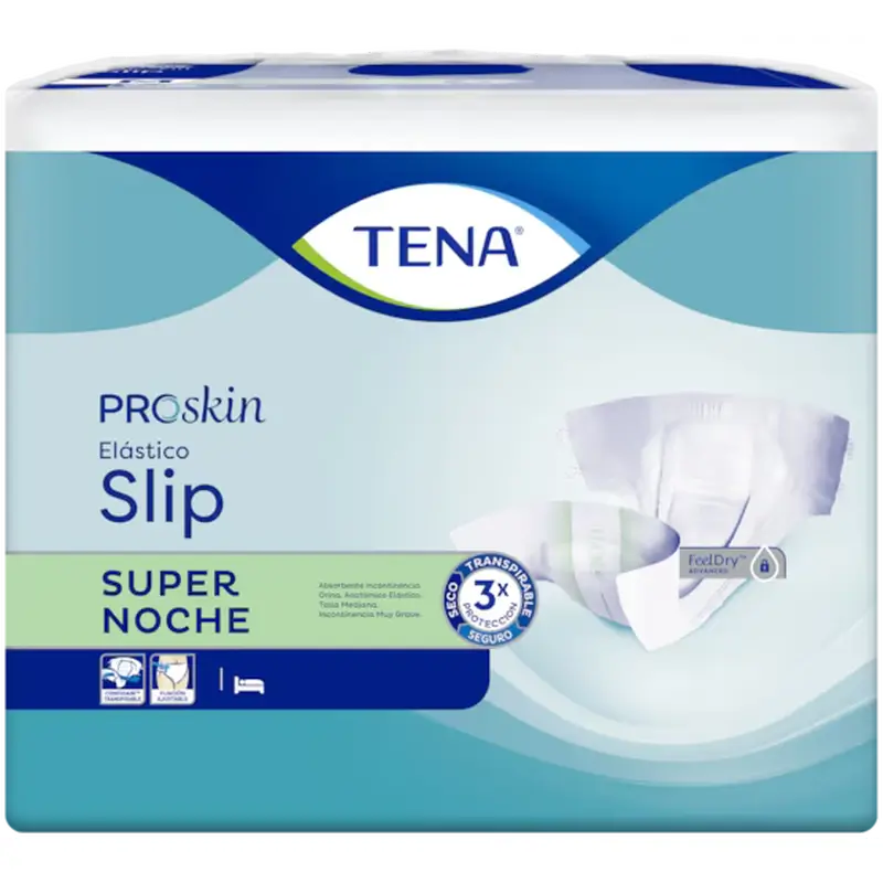 Tena Proskin Elastic Slip Large Super Night , 80 unités
