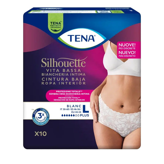 Tena Protective Under Discreet Taille L, 10 pièces