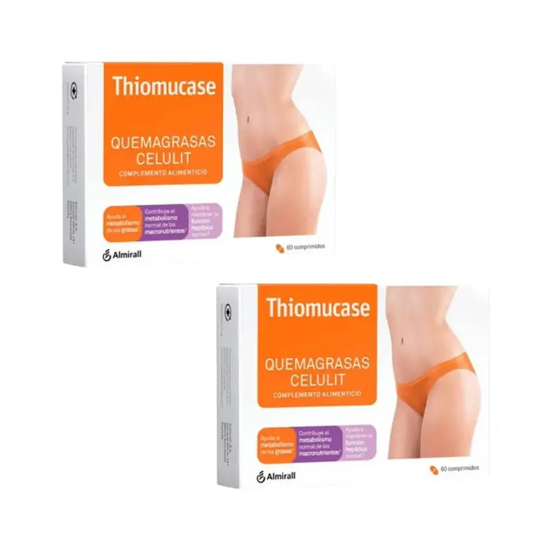 Thiomucase Brûleur de Graisse Cellulite, 2X60 Comprimés