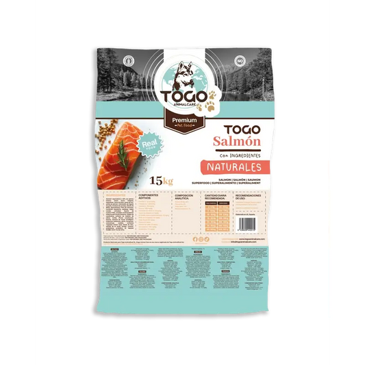 Togo Salmon Alimentation sèche, 15 kg