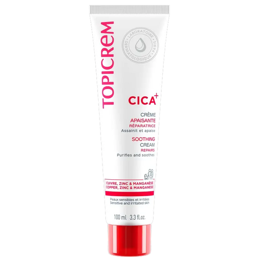 Topicrem Cica Crème Réparatrice Apaisante, 100 Ml
