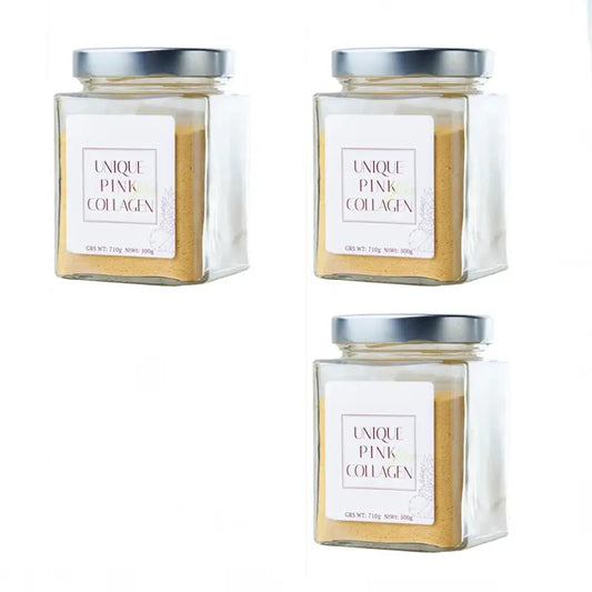 Collagène jaune rose unique, 3X 300 gr
