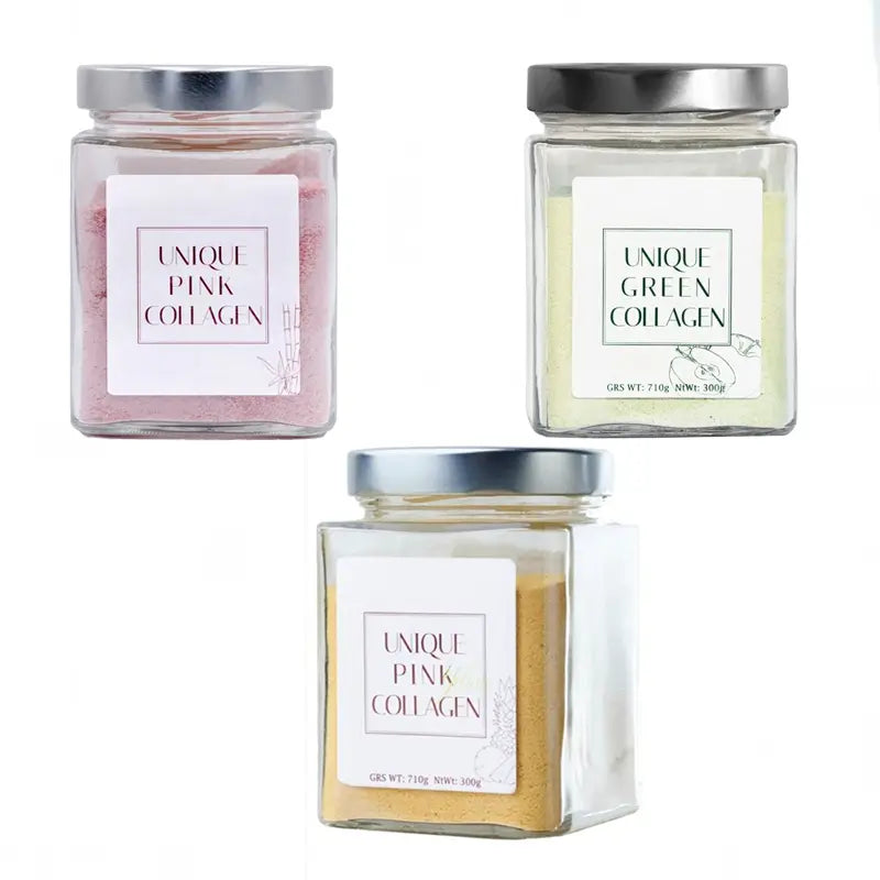 Supplément nutritionnel Unique Pink Yellow, Green & Pink, paquet de 3x300 grammes