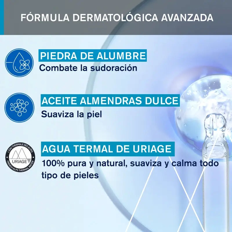 Déodorant fraîcheur d'Uriage 125 ml