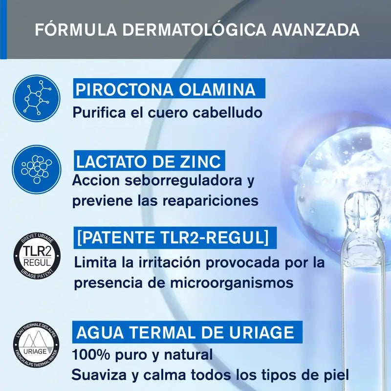 Uriage Ds Hair Shampooing traitant antipelliculaire 200Ml