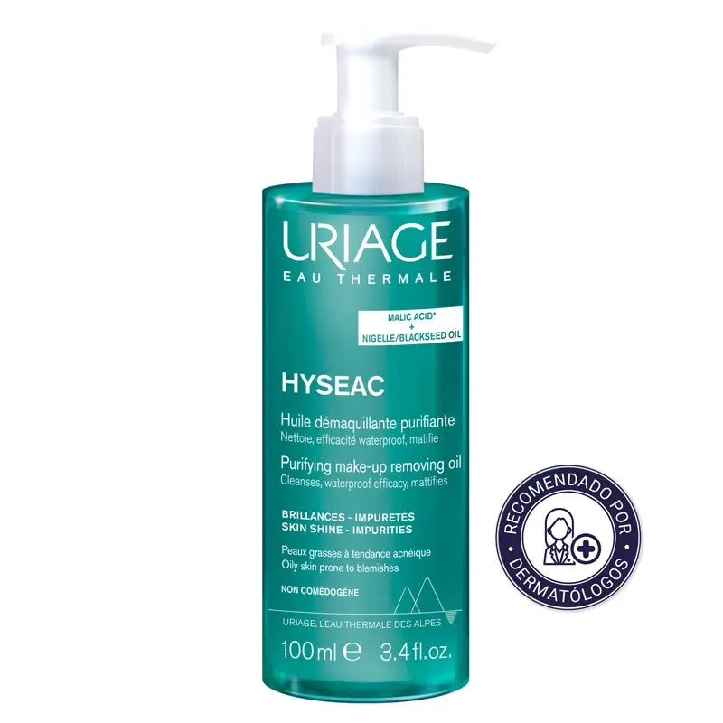 Huile démaquillante purifiante d'Uriage Hyséac 100 ml