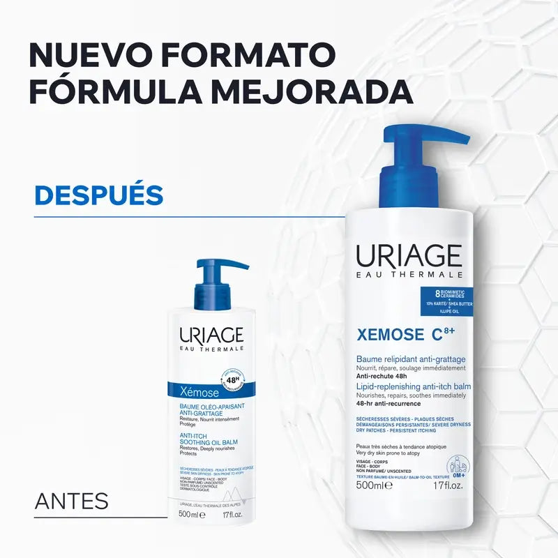 Uriage Xemose C8+ Baume anti-démangeaisons relipidant 500ml
