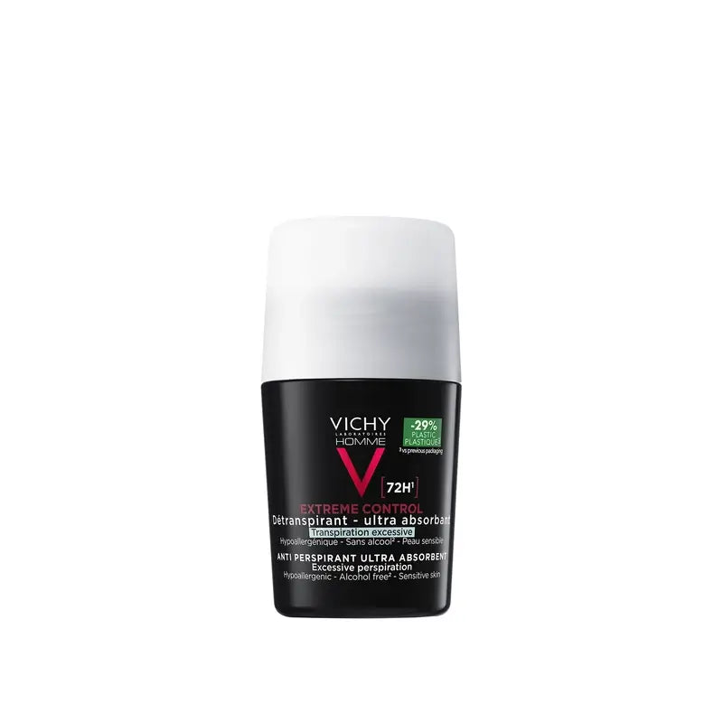 Vichy Homme Extreme Control Déodorant Anti-Transpirant 72H Roll-On 50 ml