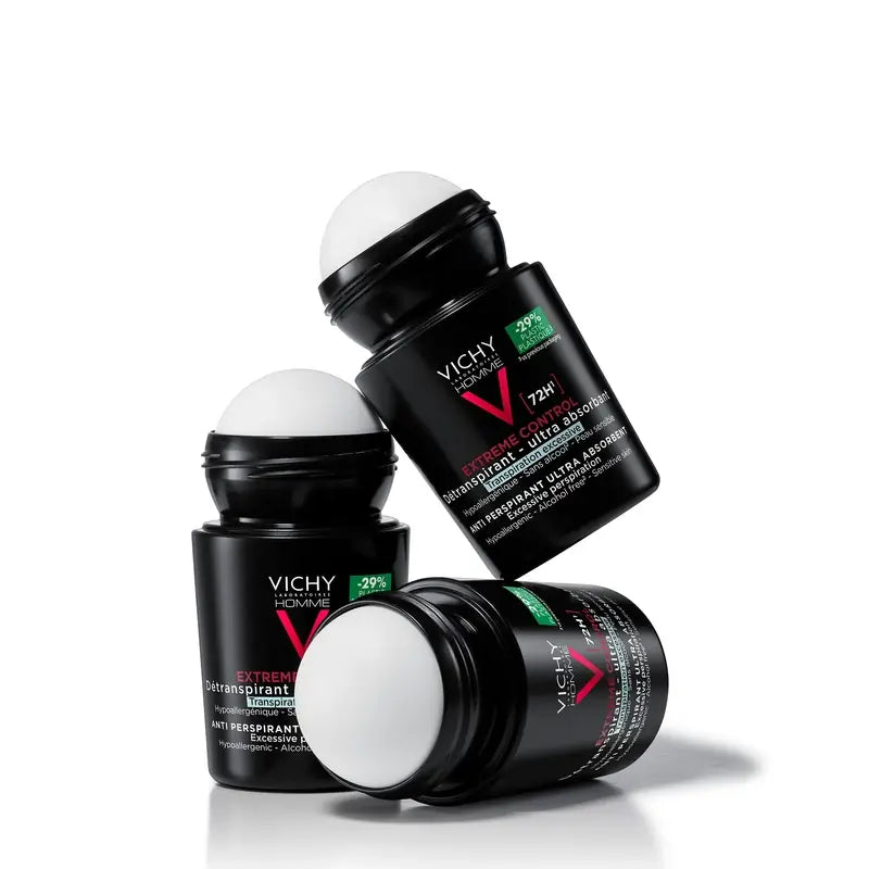 Vichy Homme Extreme Control Déodorant Anti-Transpirant 72H Roll-On 50 ml