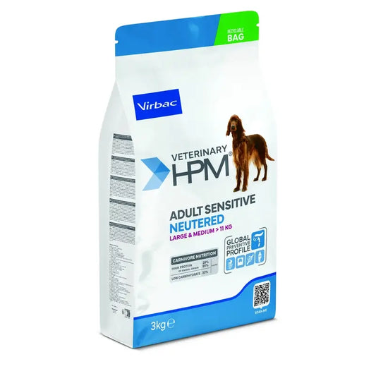 Virbac Hpm Canine Sensitive Digest Neutered Large Med. 3Kg, nourriture pour chien