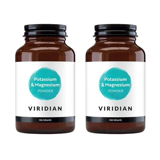 Viridian Citrate de potassium et de magnésium en poudre, 2X150 Gr