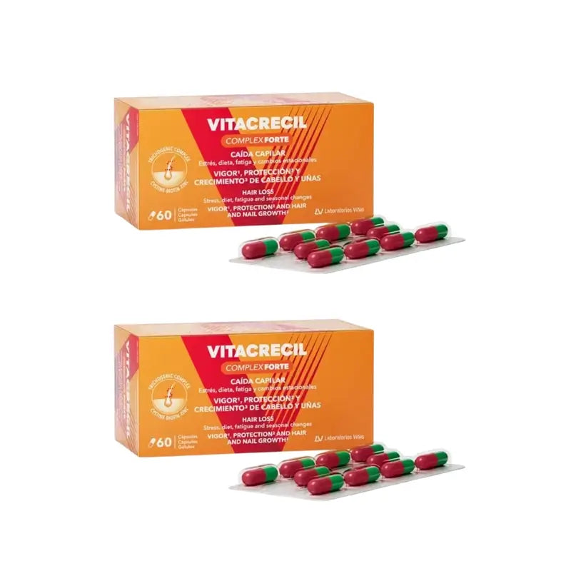 Vitacrecil Complex Forte, Pack 2 x 60 Capsules