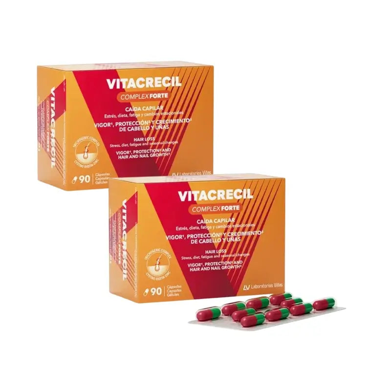 Vitacrecil Complex Forte, Pack 2 x 90 gélules