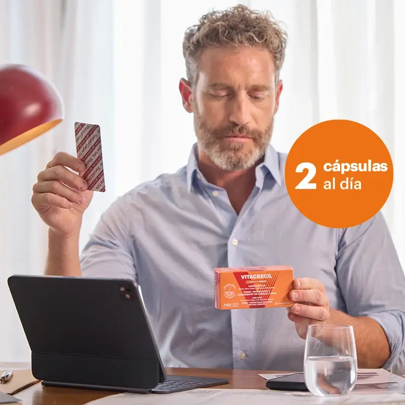 Vitacrecil Complex Forte, Pack 3 x 60 Capsules