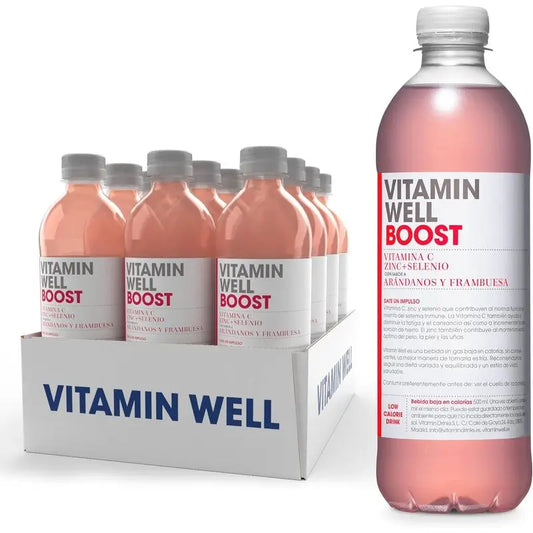 Vitamin Well Pack Boost Myrtille / Framboise, 12 pcs x 500 ml