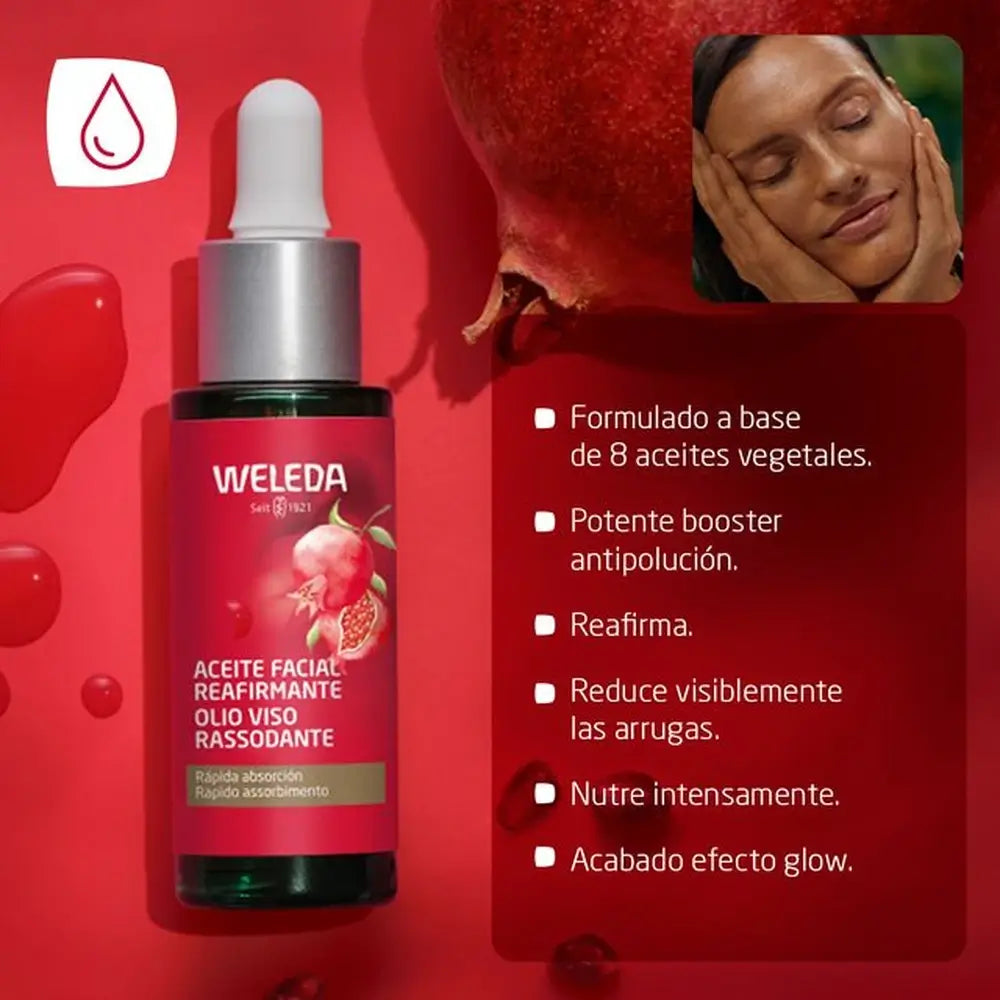 Weleda Huile raffermissante pour le visage à la grenade, 30 ml