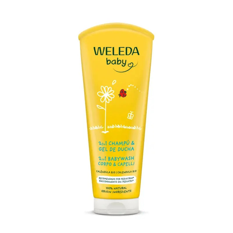 Weleda Baby Shampooing et gel douche au Calendula 200 ml