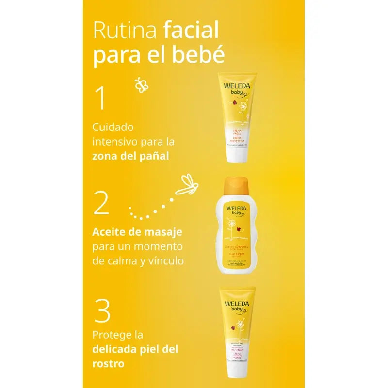 Weleda Baby Crème pour le change au Calendula 75 ml