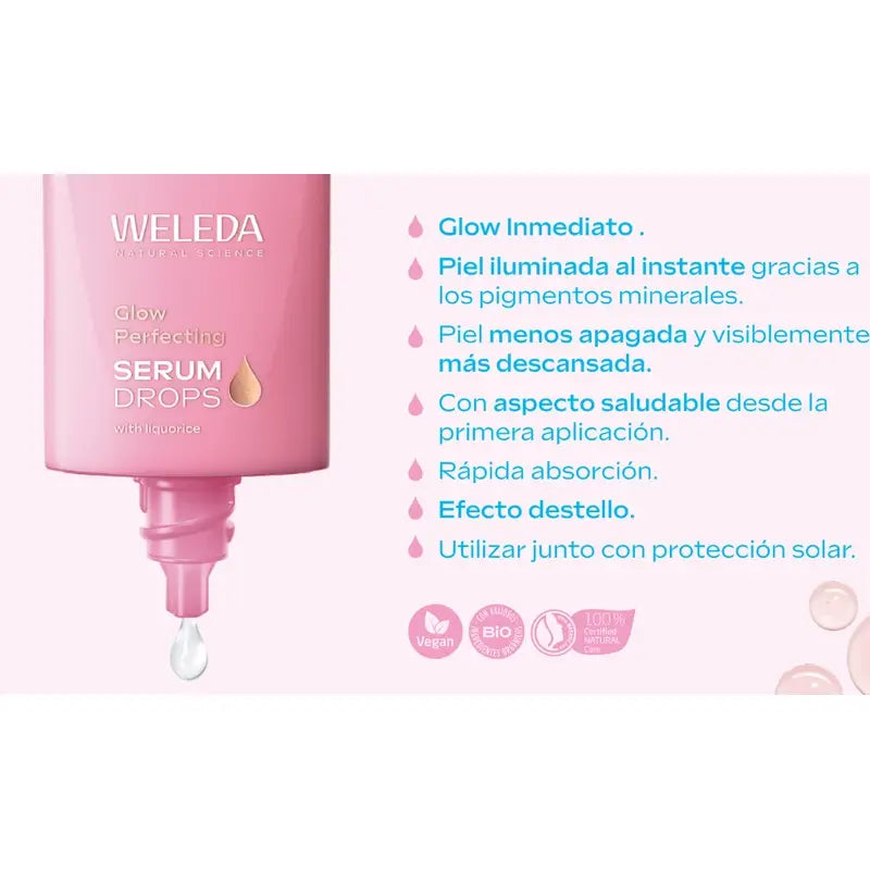 Weleda Sérum Illuminateur Booster Gouttes Eclat, 30 ml
