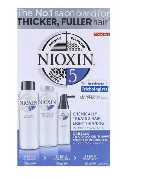 Wella Nioxin Trial Kit System 5 Cheveux légèrement traités