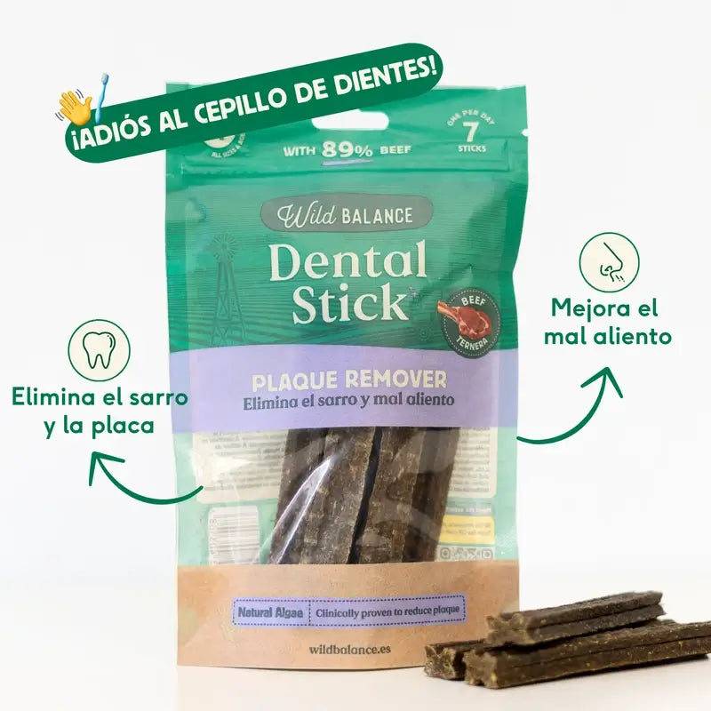 Wild Balance Snacks Snacks Dental Stick Off Plaque , 7 sticks