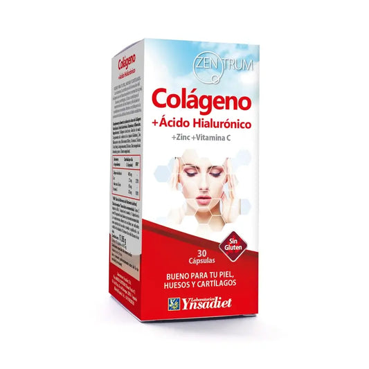 Ynsadiet Collagen+Hyaluronic Acid Zentrum, 30 gélules
