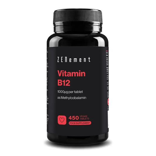 Zenement Vitamine B12 1000Mcg, 450 comprimés végétaliens