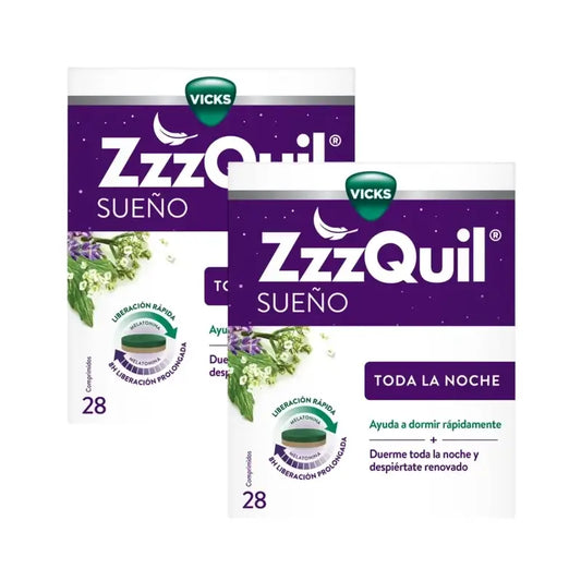 Zzzquil Mélatonine, Valériane & Vitamine B6, 2X28 Comprimés