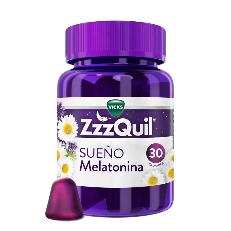 ZzzQuil Natura Melatonin, 30 gommes